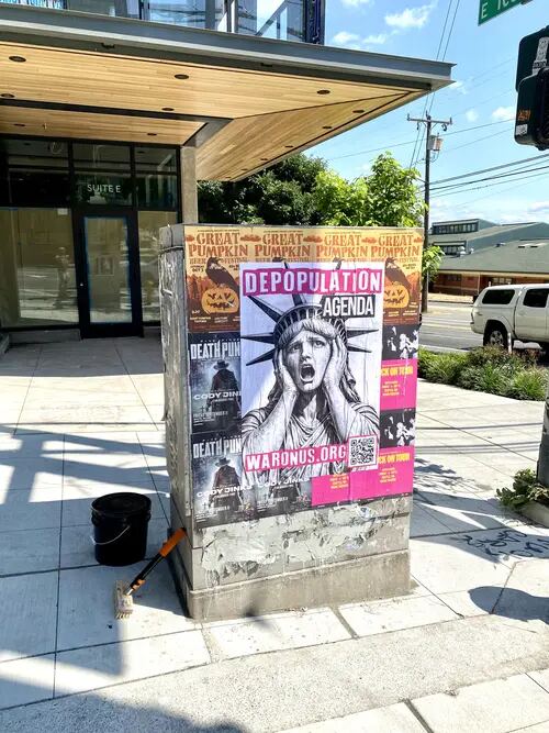Seattle poster campaign photo