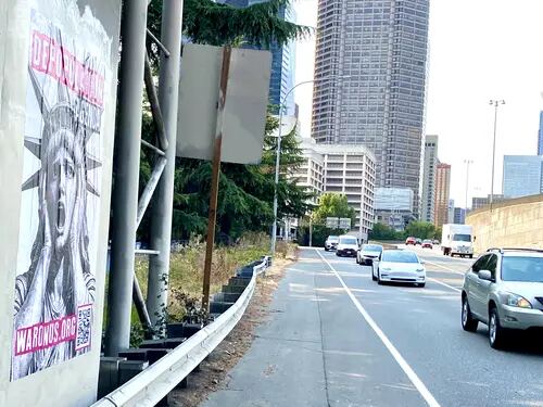 Seattle poster campaign photo